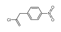 2-chloro-3-(4-nitro-phenyl)-propene结构式