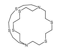 4,7,13,16,21,24-hexathia-1,10-diazabicyclo[8.8.8]hexacosane Structure