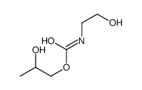 N-(2-Hydroxyethyl)carbamic acid 2-hydroxypropyl ester结构式