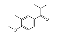 1-(4-methoxy-3-methylphenyl)-2-methylpropan-1-one Structure