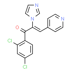 2-Propen-1-one,1-(2,4-dichlorophenyl)-2-(1H-imidazol-1-yl)-3-(4-pyridinyl)- picture