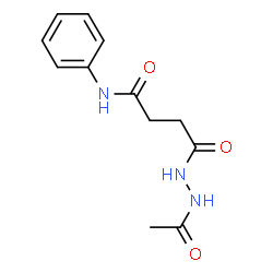 4-(2-acetylhydrazinyl)-4-oxo-N-phenylbutanamide结构式