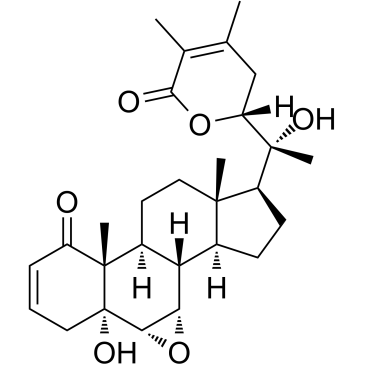 醉茄内酯 A结构式