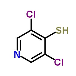 3,5-Dichloro-4-pyridinethiol Structure