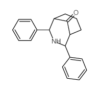 6,8-diphenyl-7-azabicyclo[3.3.1]nonan-9-one结构式