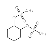 (2-methylsulfonyloxycyclohexyl) methanesulfonate Structure