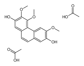 acetic acid,3,4,6-trimethoxyphenanthrene-2,7-diol Structure