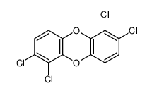 1,2,6,7-tetrachlorodibenzo-p-dioxin结构式