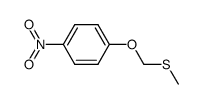 1-((methylthio)methoxy)-4-nitrobenzene结构式