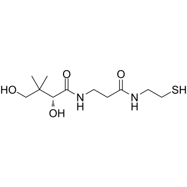 (R)-Pantetheine Structure