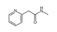 N-methyl-2-pyridin-2-yl-acetamide结构式