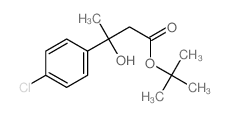 tert-butyl 3-(4-chlorophenyl)-3-hydroxy-butanoate structure