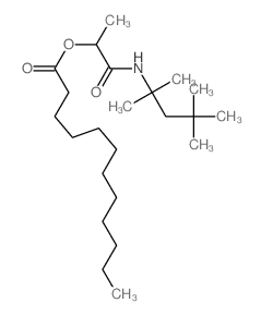 1-(2,4,4-trimethylpentan-2-ylcarbamoyl)ethyl dodecanoate picture