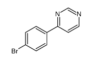 Pyrimidine, 4-(4-bromophenyl)- (9CI) Structure