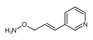 Pyridine, 3-[(1E)-3-(aminooxy)-1-propenyl]- (9CI)结构式