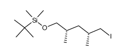 (2R,4S)-5-{[(tert-butyl)dimethylsilyl]oxy}-1-iodo-2,4-dimethylpentane Structure