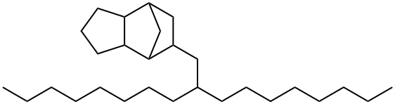 Octahydro-5-(2-octyldecyl)-4,7-methano-1H-indene structure