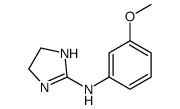 N-(3-methoxyphenyl)-4,5-dihydro-1H-imidazol-2-amine结构式