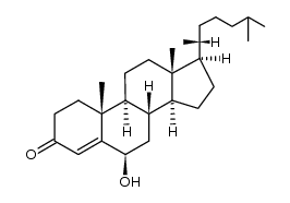 4-cholesten-6-ol-3-one Structure