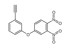 4-(3-ethynylphenoxy)-1,2-dinitrobenzene结构式