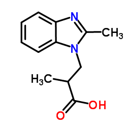 2-METHYL-3-(2-METHYL-BENZOIMIDAZOL-1-YL)-PROPIONIC ACID picture