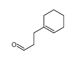 3-(cyclohexen-1-yl)propanal结构式