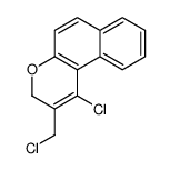 1-chloro-2-(chloromethyl)-3H-benzo[f]chromene Structure