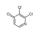 2,3-dichloro-1-oxidopyrazin-1-ium Structure