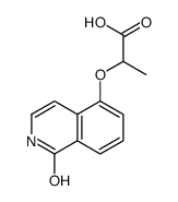 2-[(1-oxo-2H-isoquinolin-5-yl)oxy]propanoic acid结构式