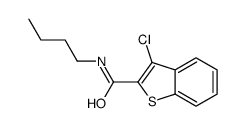 N-butyl-3-chloro-1-benzothiophene-2-carboxamide Structure