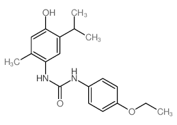 3-(4-ethoxyphenyl)-1-(4-hydroxy-2-methyl-5-propan-2-yl-phenyl)urea picture