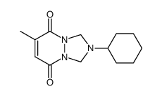 2-cyclohexyl-6-methyl-2,3-dihydro-1H-[1,2,4]triazolo[1,2-a]pyridazine-5,8-dione Structure