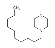 Piperazine, 1-decyl- structure