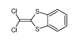 2-(dichloromethylidene)-1,3-benzodithiole结构式