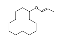 (1-Propenyloxy)cyclododecane结构式