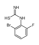 (2-bromo-6-fluorophenyl)thiourea Structure