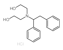 Ethanol,2,2'-[(1,2-diphenylethyl)imino]bis-, hydrochloride (9CI)结构式