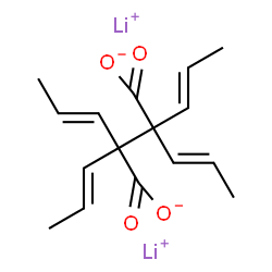 dilithium tetrapropenylsuccinate Structure