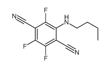 2-(butylamino)-3,5,6-trifluorobenzene-1,4-dicarbonitrile Structure