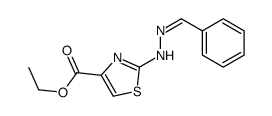 ethyl 2-(2-benzylidenehydrazinyl)-1,3-thiazole-4-carboxylate结构式