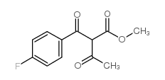 2-(4-FLUORO-BENZOYL)-3-OXO-BUTYRICACIDMETHYLESTER structure