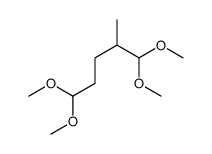 4-(dimethoxymethyl)-1,1-dimethoxypentane Structure