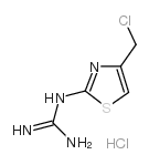 [4-(Chloromethyl)-2-thiazolyl] Guanidine mono hydrochloride Structure