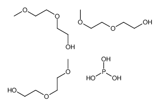 2-(2-methoxyethoxy)ethanol,phosphorous acid Structure