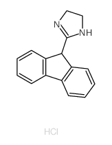 1H-Imidazole,2-(9H-fluoren-9-yl)-4,5-dihydro-, hydrochloride (1:1)结构式