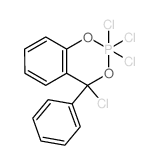 4H-1,3,2-Benzodioxaphosphorin,2,2,2,4-tetrachloro-2,2-dihydro-4-phenyl- (8CI)结构式