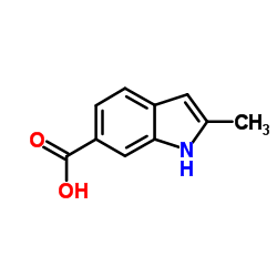 2-Methyl-1H-indole-6-carboxylic acid structure