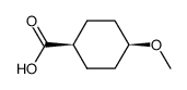 cis-4-methoxycyclohexane-1-carboxylic acid Structure