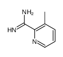 2-Pyridinecarboximidamide,3-methyl-(9CI)结构式