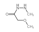 2-methoxy-N-methyl-acetohydrazide结构式